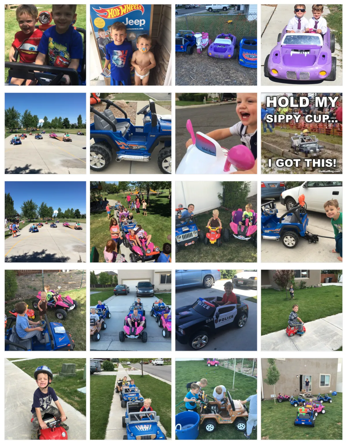 Action shots from parties